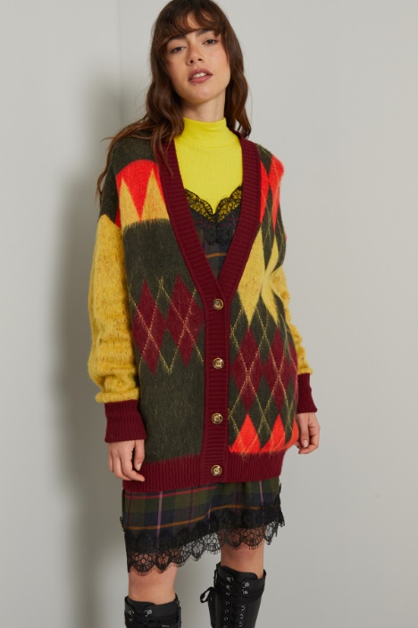 Cardigan in lana e mohair - Fashion Market