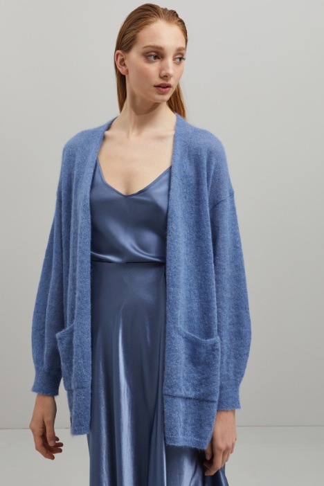 Cardigan in alpaca e mohair - Fashion Market
