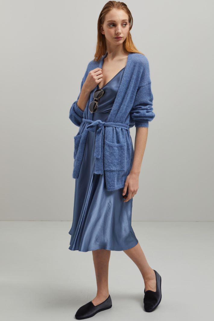 Cardigan in alpaca e mohair - CARTA DA ZUCCHERO - Fashion Market