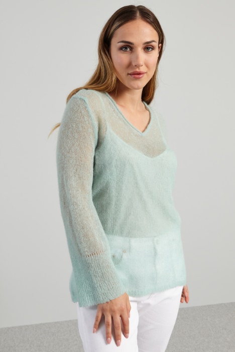 Maglia in mohair garzato - Fashion Market