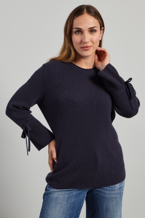 Maglia con coulisse ai polsi - Fashion Market
