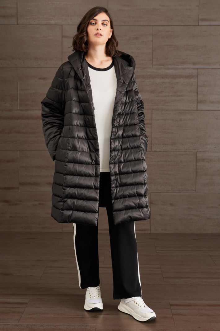 Maglia in viscosa  - BIANCO NERO - Fashion Market
