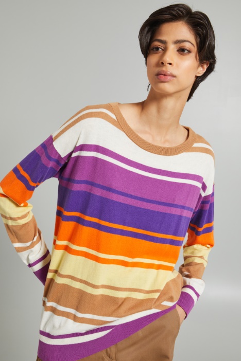 Maglia in cotone e cashmere - Fashion Market