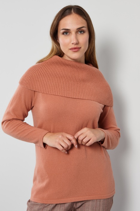Maglia con maxi collo - Fashion Market