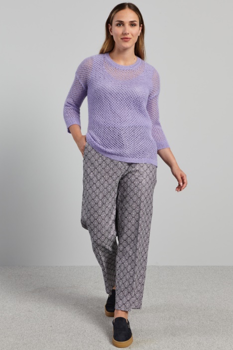 Maglia traforata in alpaca - Fashion Market