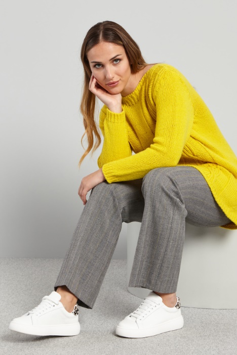 Maglia con scollo a barchetta - Fashion Market