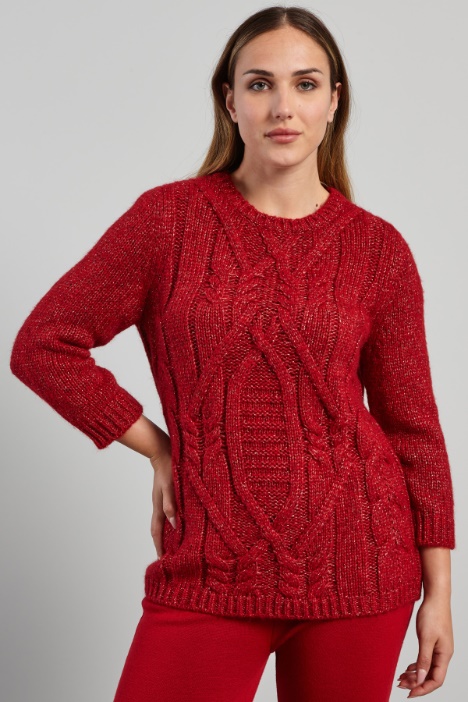 Maglia a rilievo sul davanti - Fashion Market