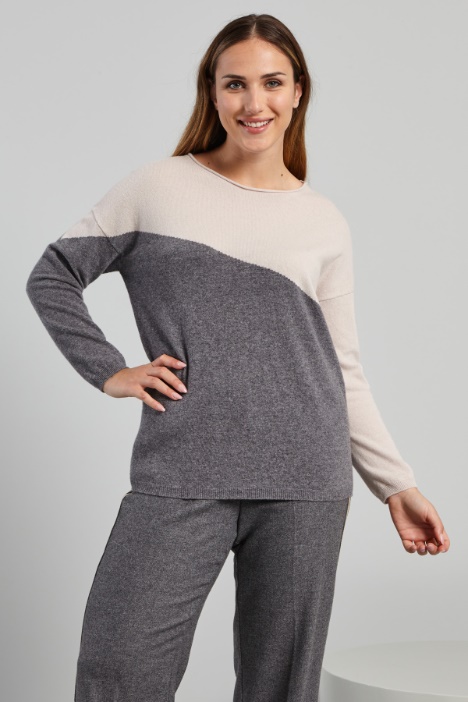 Maglia con giromanica sceso - Fashion Market