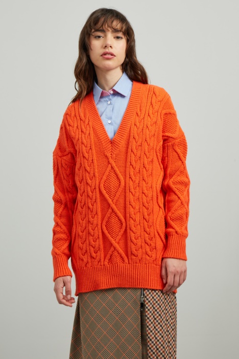 Maglia con scollo a V - Fashion Market