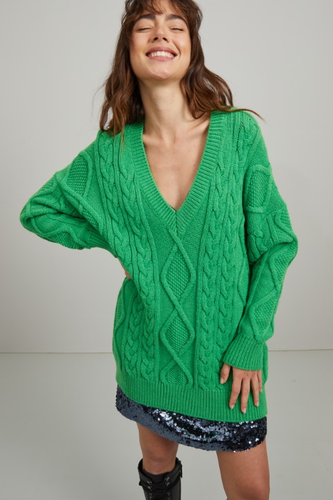 Maglia con scollo a V - Fashion Market