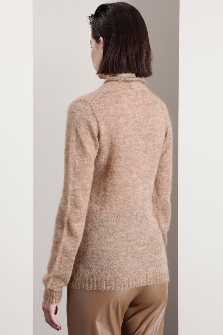 Maglia in filato di mohair - CAMMELLO - Fashion Market - 4