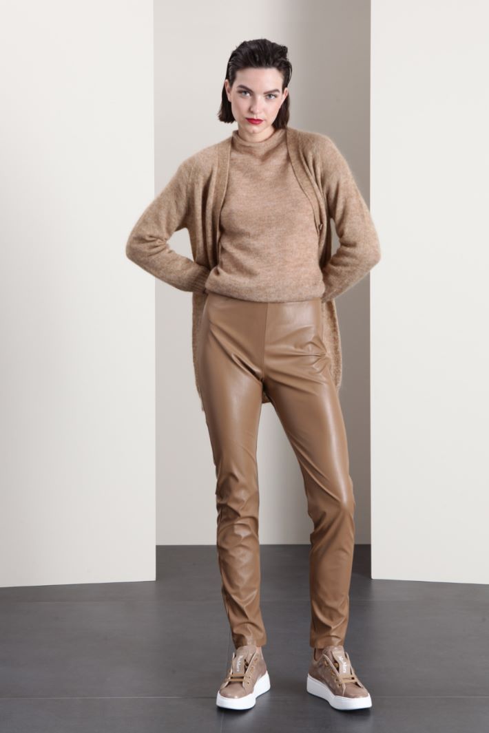 Maglia in filato di mohair - CAMMELLO - Fashion Market