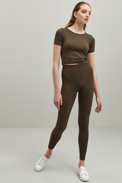 Crop top in jersey tecnico
 - Fashion Market