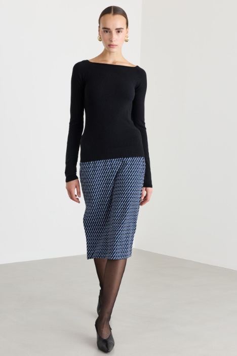 Maglia aderente in lana - Fashion Market