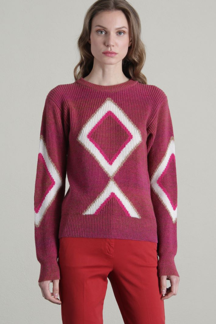 Maglia a coste - FUXIA - Fashion Market - 3