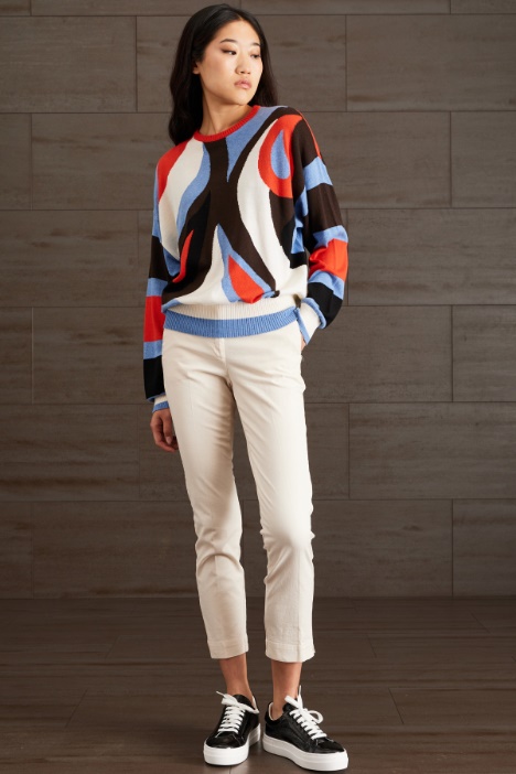 Maglia con intarsio - Fashion Market