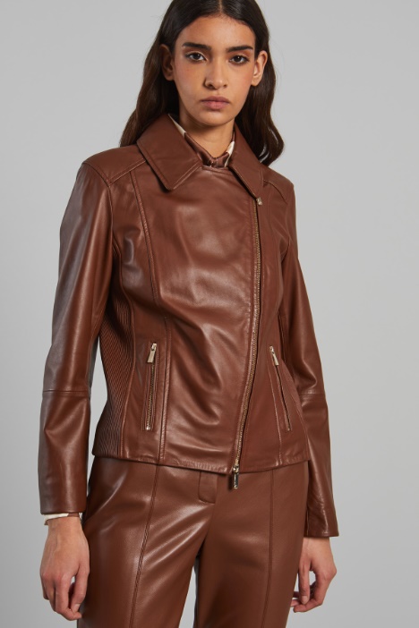 Biker in vera pelle - Fashion Market