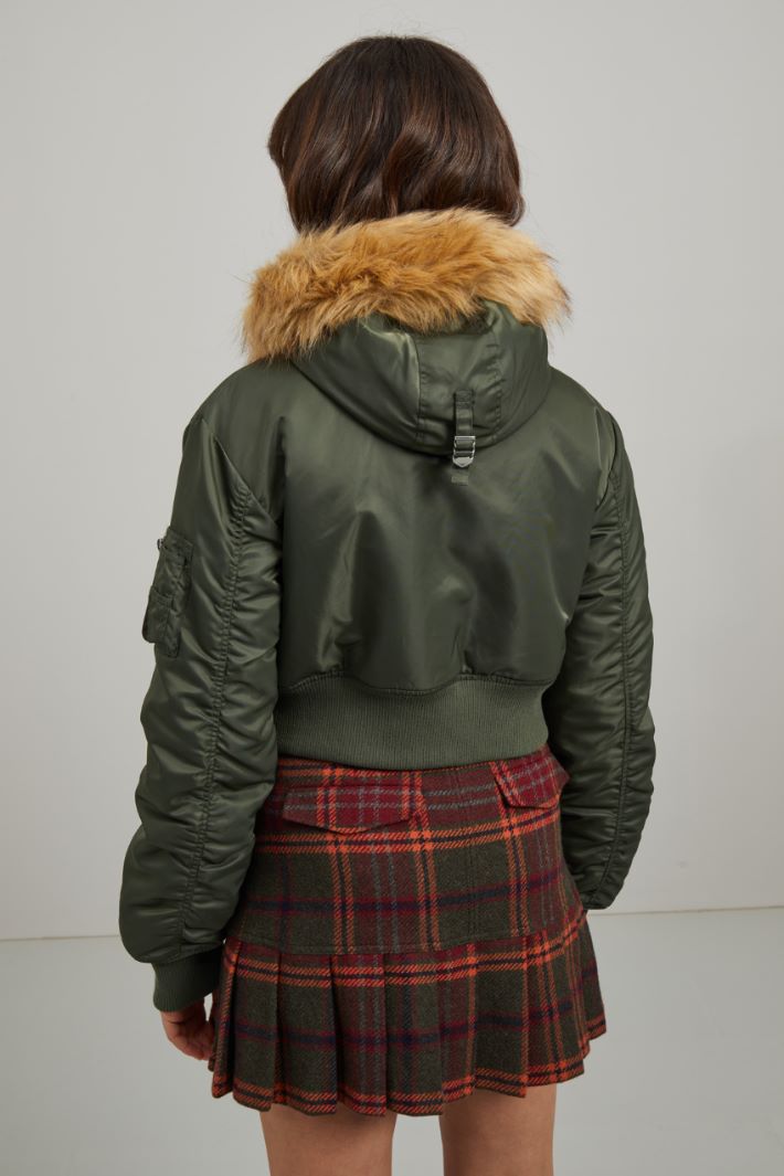 Giacca imbottita - VERDE MILITARE - Fashion Market - 4
