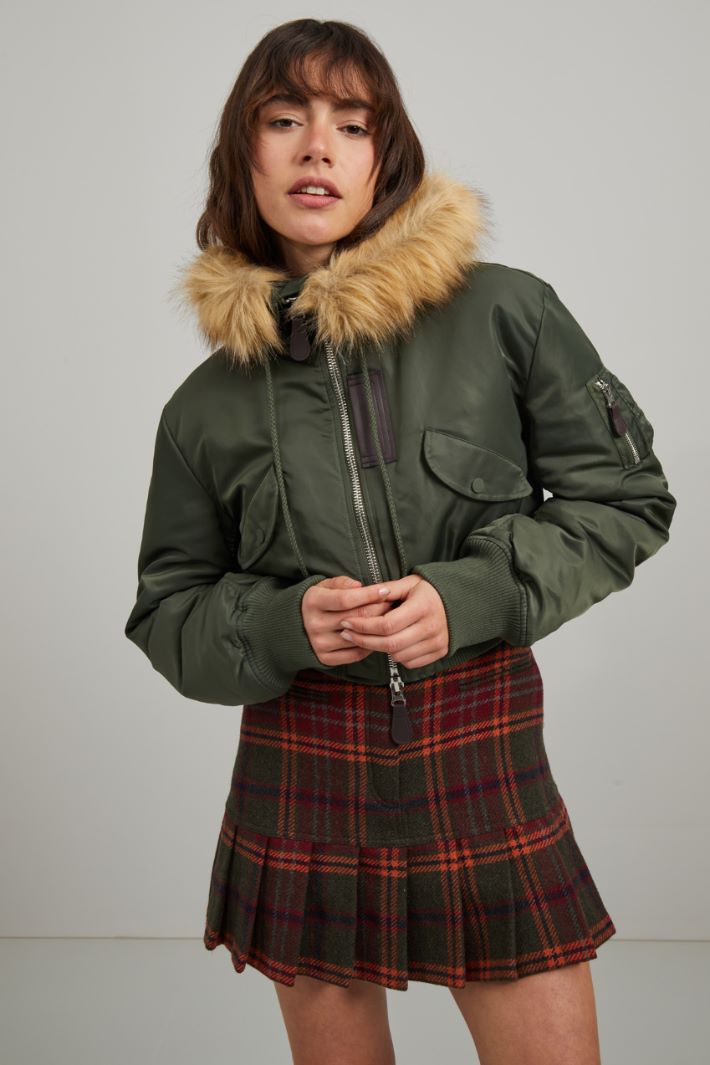 Giacca imbottita - VERDE MILITARE - Fashion Market - 2