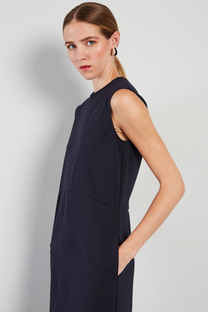 Abito a tubino in jersey - BLU NOTTE - Fashion Market - 2