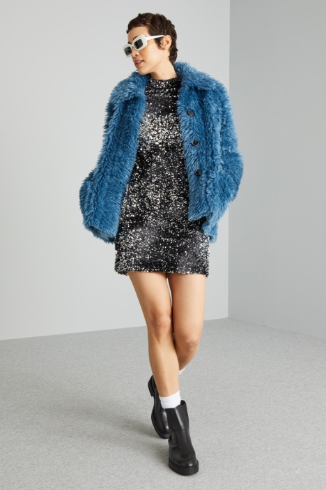 Abito aderente con paillettes - Fashion Market