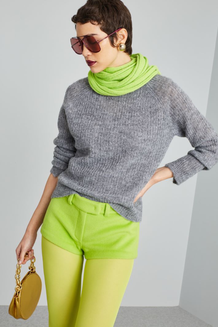 Sciarpa a coste  - VERDE LIME - Fashion Market - 2