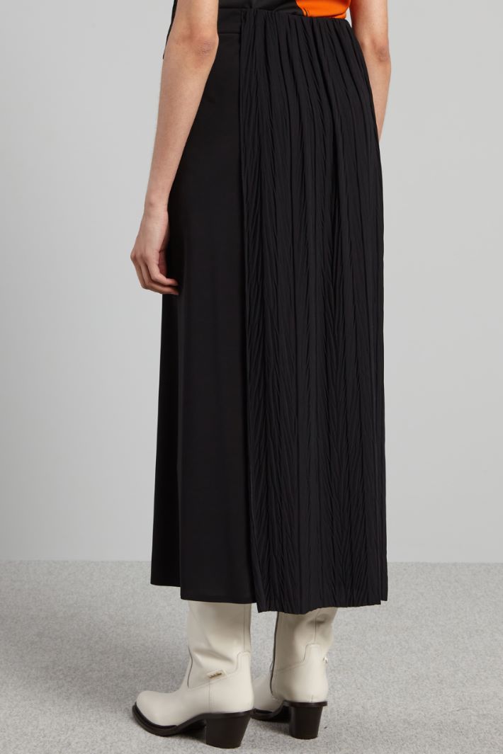 Gonna con pannello - NERO - Fashion Market - 4