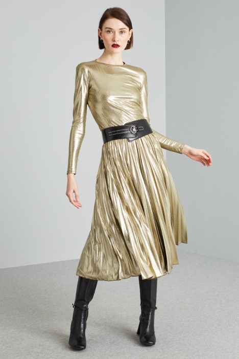 Gonna in jersey laminato - Fashion Market
