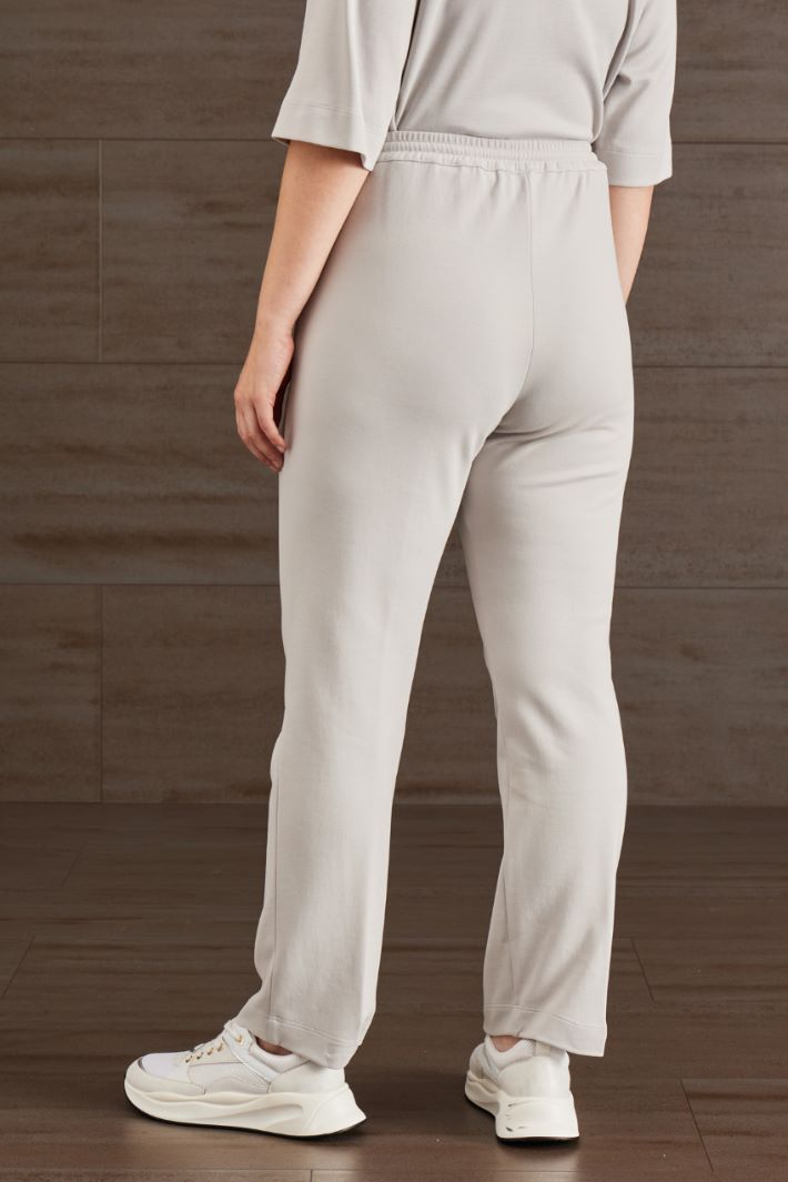 Jogger in cotone - GRIGIO GHIACCIO - Fashion Market - 4