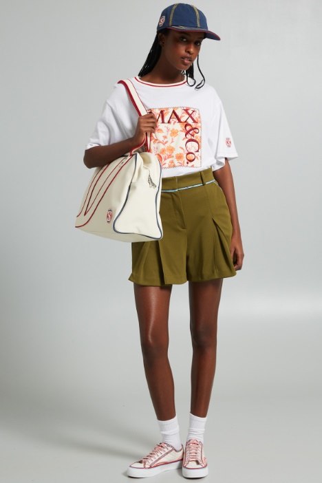 Shorts in jersey piquet - Fashion Market