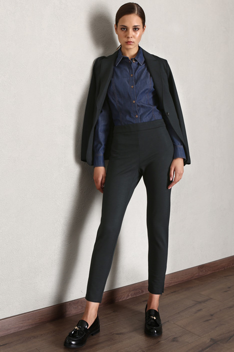 Pantaloni skinny in jacquard - Fashion Market