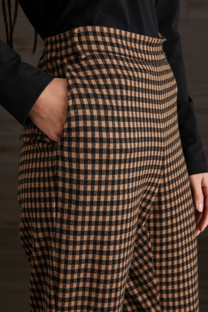 Pantaloni in jersey  - CAMMELLO NERO - Fashion Market - 3