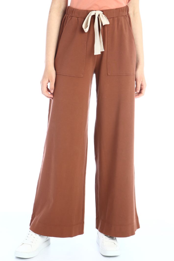 Pantaloni dalla linea ampia - RUGGINE - Fashion Market - 4