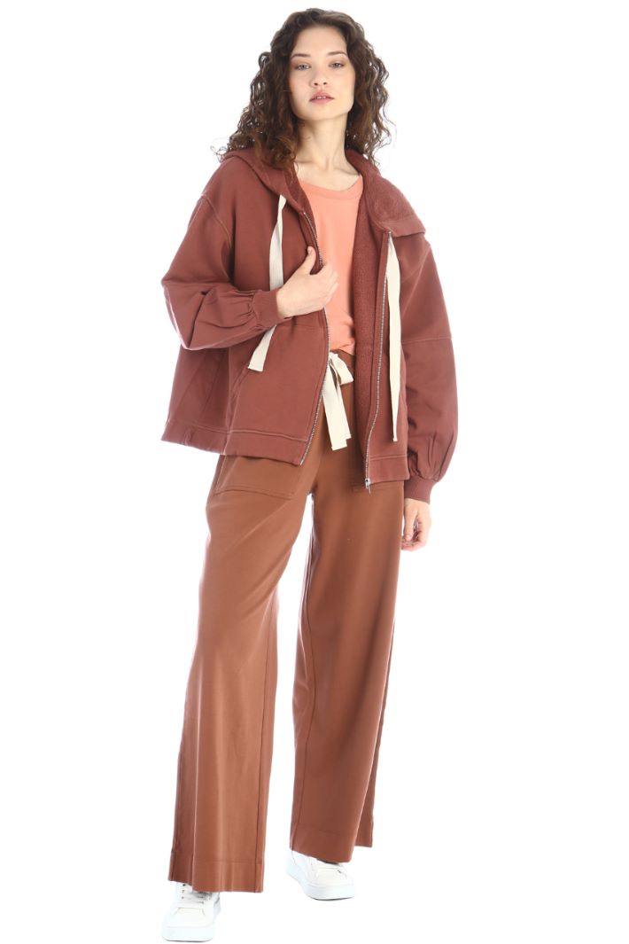 Pantaloni dalla linea ampia - RUGGINE - Fashion Market