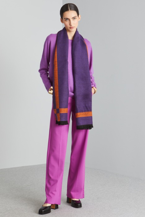 Pantaloni a palazzo in jersey - Fashion Market