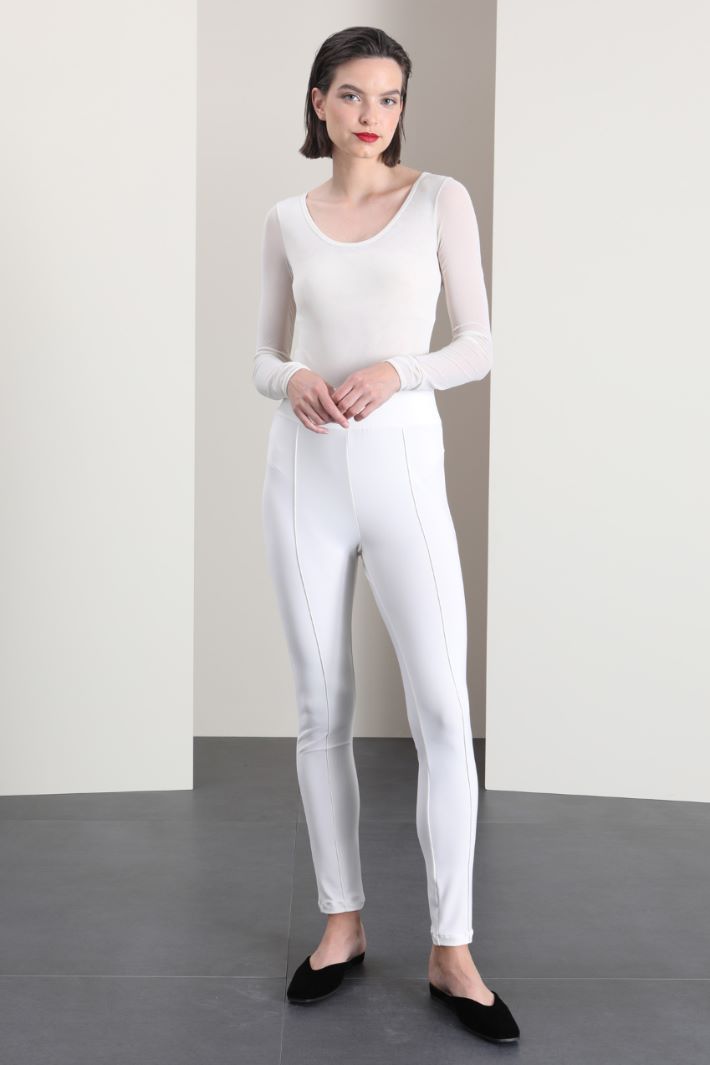 Leggings in jersey - BIANCO - Fashion Market