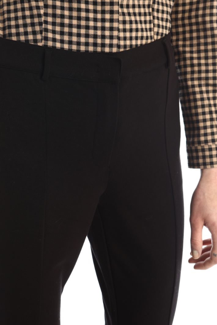 Pantaloni in jersey - NERO - Fashion Market - 3