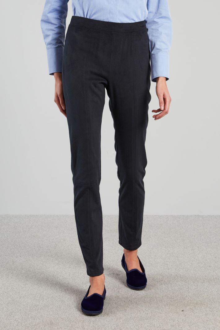 Pantaloni skinny in jersey - BLU NOTTE - Fashion Market - 2