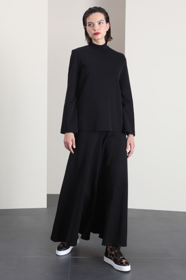 Pantaloni svasati - NERO - Fashion Market
