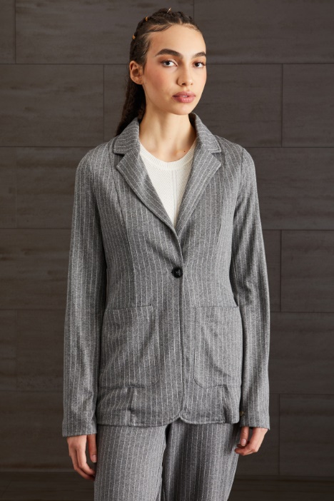 Blazer in jersey  - Fashion Market