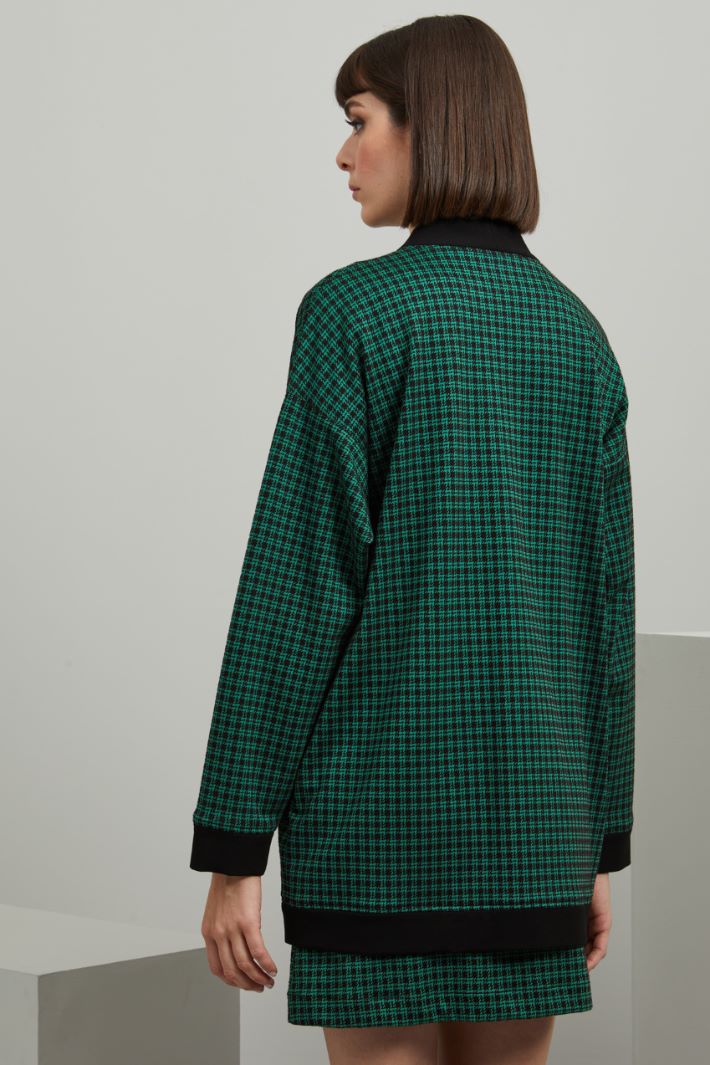Giacca in jersey - NERO VERDE - Fashion Market - 4