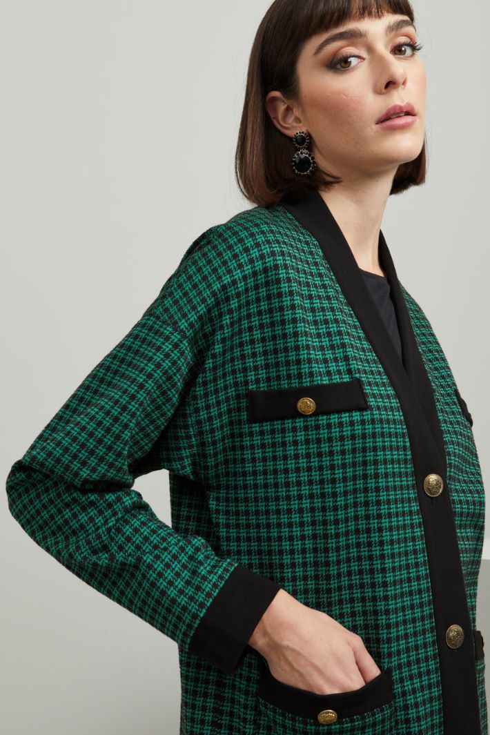 Giacca in jersey - NERO VERDE - Fashion Market - 3