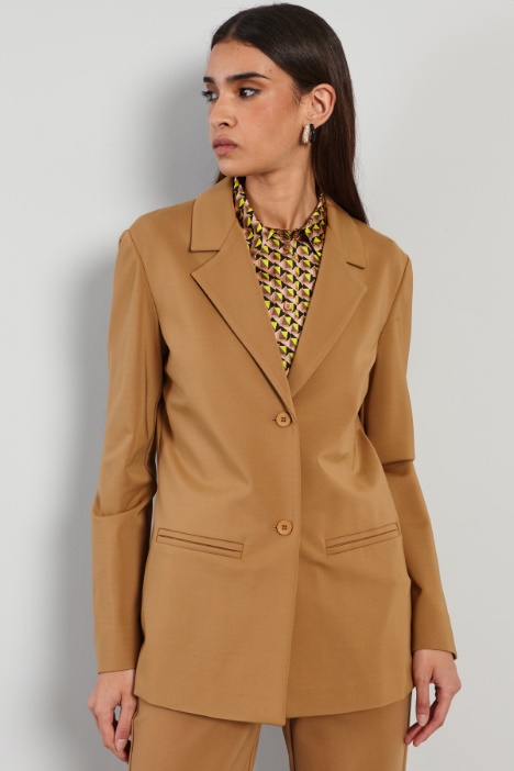 Blazer in jersey crépe - Fashion Market