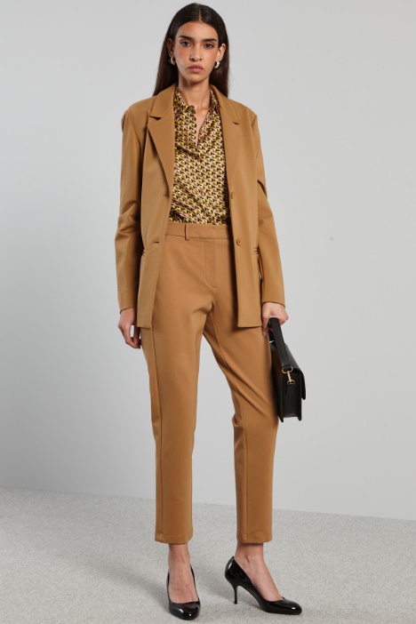 Blazer in jersey crépe - Fashion Market
