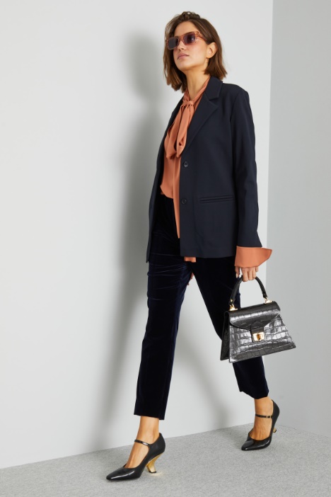 Blazer in jersey crépe - Fashion Market