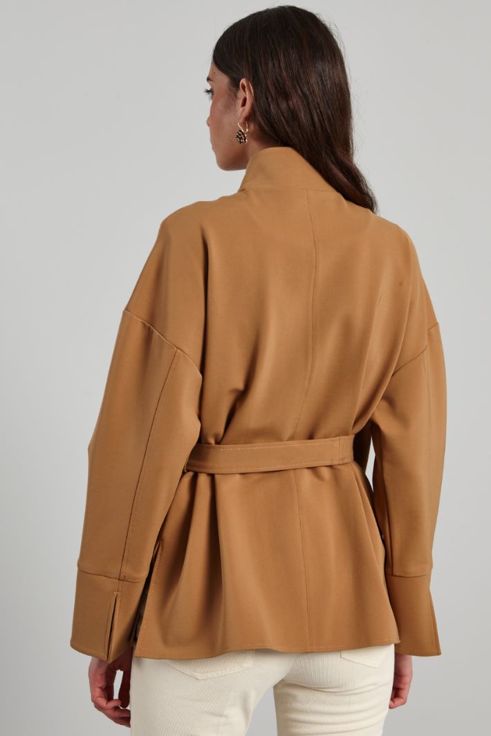 Giacca in jersey - CAMMELLO - Fashion Market - 4
