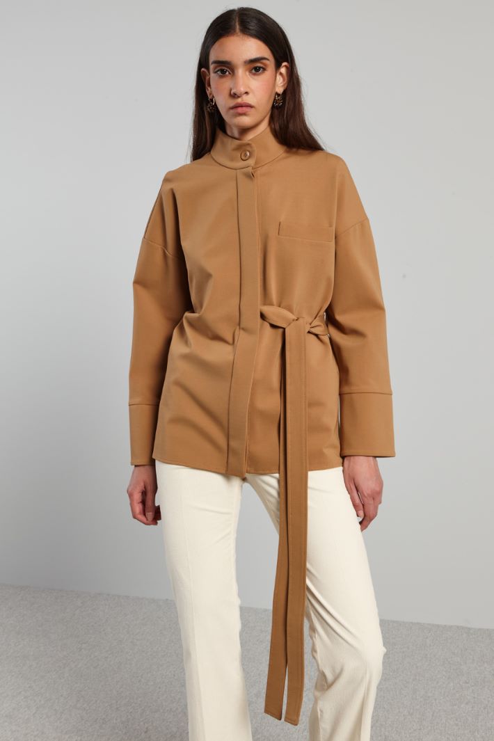 Giacca in jersey - CAMMELLO - Fashion Market - 2
