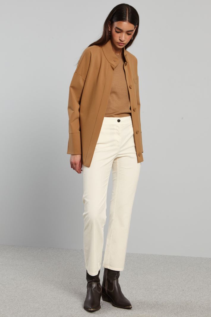 Giacca in jersey - CAMMELLO - Fashion Market