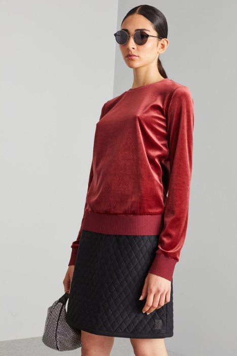 Felpa in velluto - Fashion Market