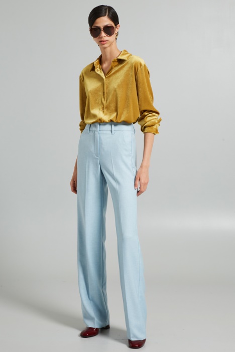 Camicia in jersey velluto - Fashion Market